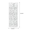 Metal Round Umbrella Stand, Hollow Design, Premium Craftsmanship, Compact Design,