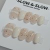 [Sl&Sl Nail Tips] Terrazzo Nail Matte Change O - Almond