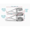 High Quality 42mm/43mm CNC Brushed Aluminium Fork Mounted Motorcycle Motorbike