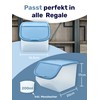 LONESTAR Pick-Box 5 L, 4 x Storage Boxes with Lid