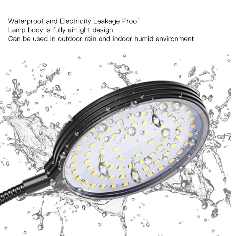 Plant Grow Light Timing 5 Dimmable Levels Waterproof Dual Head