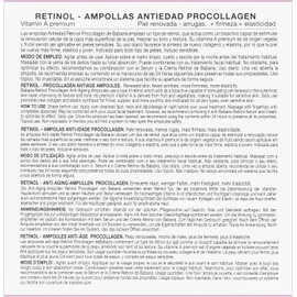 Babaria Ampollas Tratamiento Anti-Edad Retinol, Transparente, 5 x 2 ml