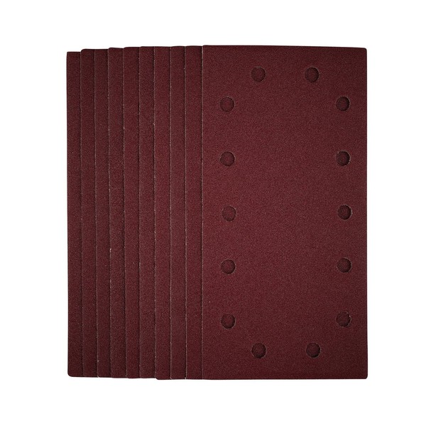 Draper Sanding Sheets (10 Pack) | 80 Grit Hook and