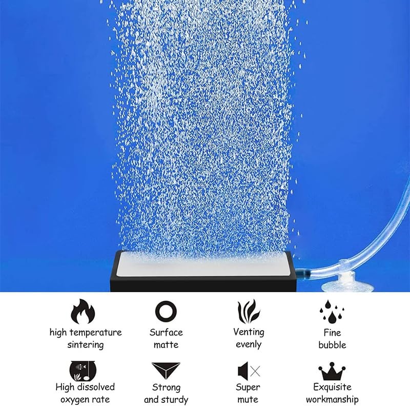 Aquarium Air Stones White Nano Bubble Bar for Fish Tank,