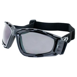 Global Vision Trip Motorcycle Goggles Black Frames with Clear Lenses