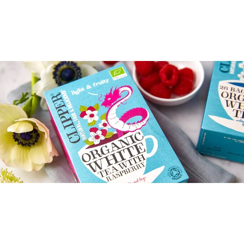 Clipper White Tea Raspberry Organic 20P Organic White Tea with