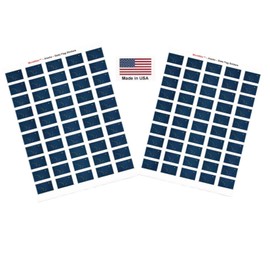 Made in USA! 100 Alaska 1.5" x 1" Self Adhesive State Flag Stickers, Two Sheets of 50, 100 Alaska Sticker Flags Total