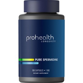 ProHealth Pure Spermidine | Triple Lab Tested | 1 mg, 180 Capsules