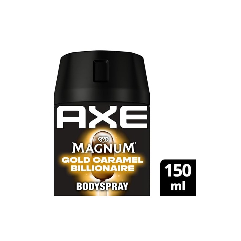 Axe Bodyspray Magnum Gold Caramel Billionaire Limited Edition Deodorant without