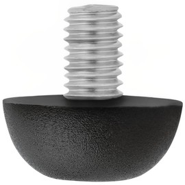 Project Patio 8mm x 1.25 M8 Adjustable Furniture Leg Leveler Replacement Outdoor Stainless Steel Screw-in Leveling Feet Glides - 24-Pack