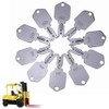 10PCS Forklift Keys 166 Ignition Keys Compatible with Clark Compatible