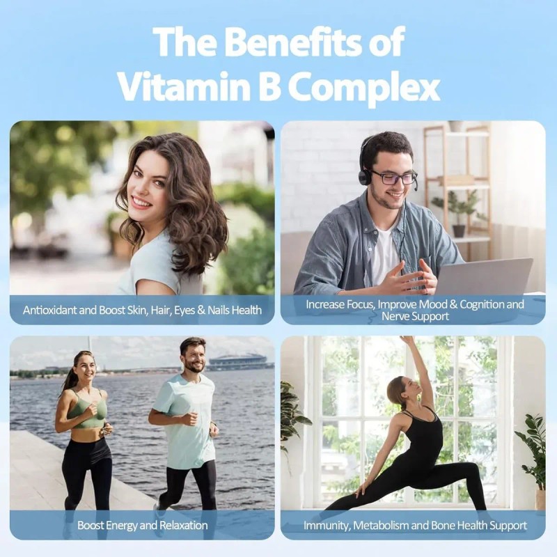 Totaria Complejo De Vitamina B 13 En 1 Plus 2