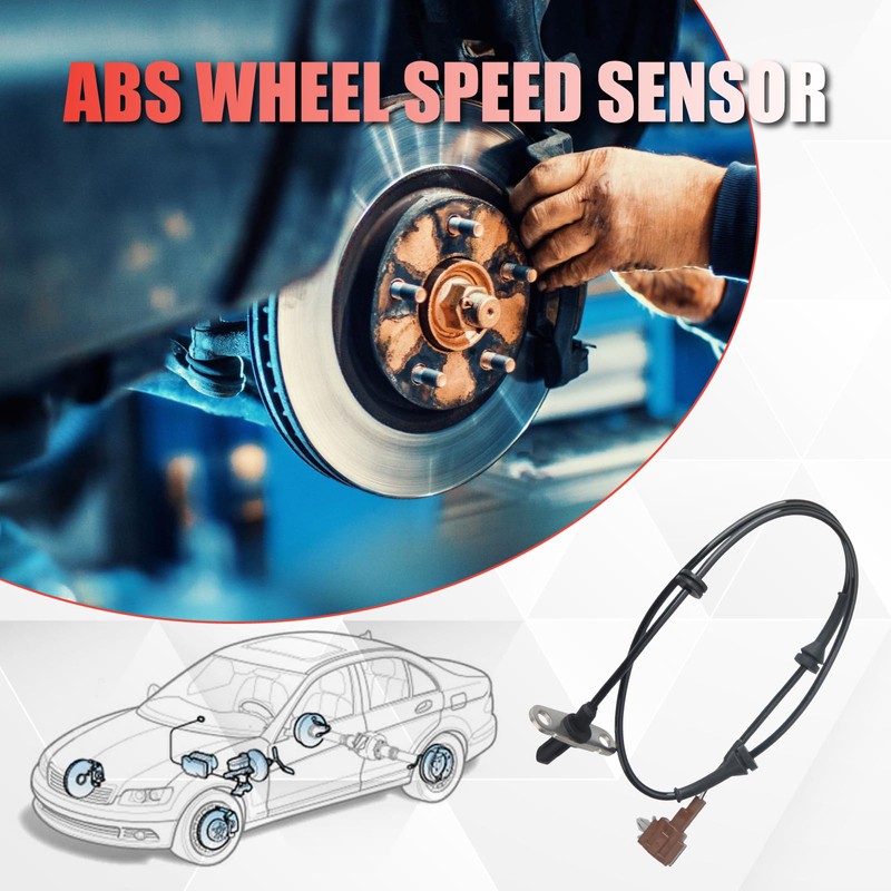 Sianxaido 47901-EB70A Rear Left ABS Wheel Speed Sensor Compatible with