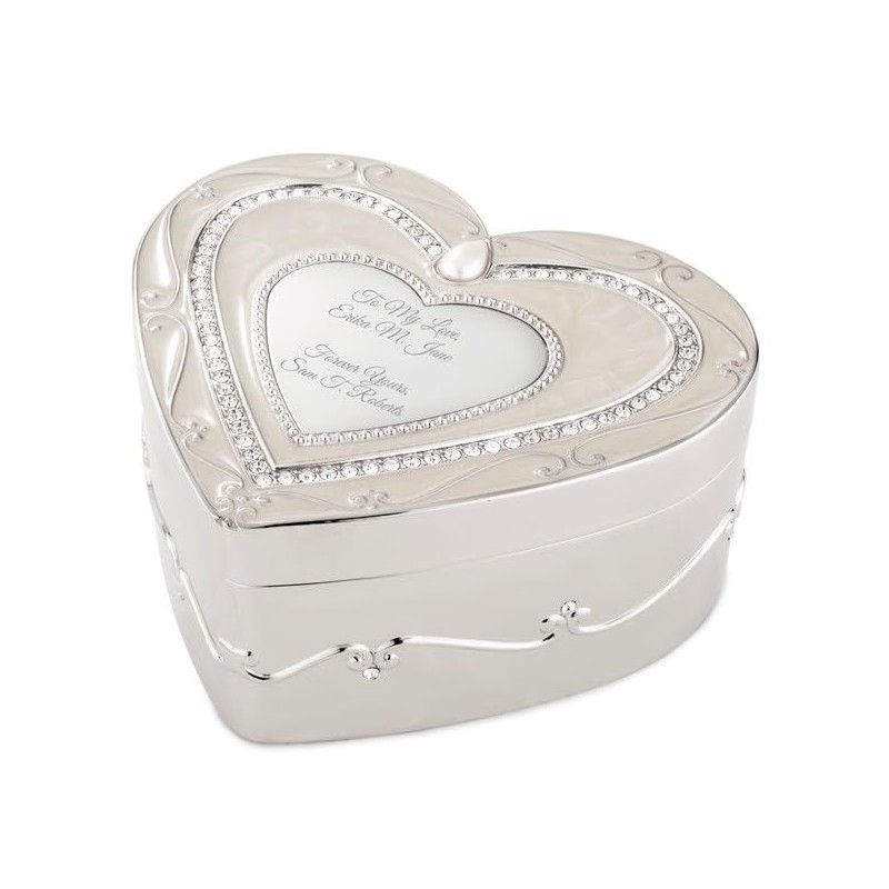 THINGS REMEMBERED Regal Elegance Heart Keepsake Box (Free Customization)