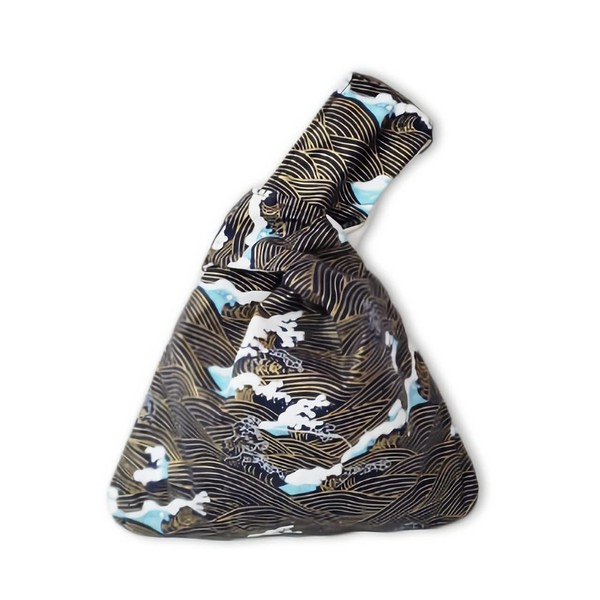 Rubitas Japanese Pattern Pouch, Bag, Drawstring Bag, One Hand, Handbag,