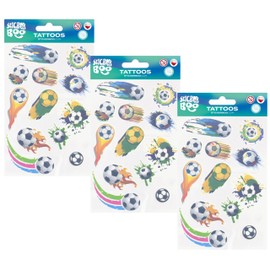 Children's Tattoo Set, Washable Children's Tattoos (Football)