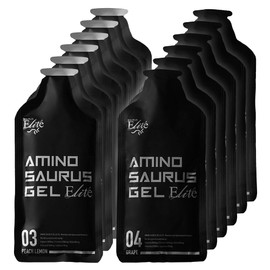 【高配合】アミノサウルスジェル エリート12個セット（ピーチレモン6個・グレープ6個）