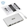 Tripp Lite USB-C Docking Station w/USB-A, HDMI, VGA, mDP, Gbe,