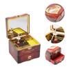Faderr Music Box Gift Box Wedding Rotating Music Box Dancer