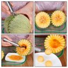Melon Spoon Ice Cream Double Headed Stainless Steel Watermelon Baller