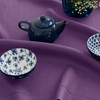 Solino Home Purple Linen Tablecloth 60 x 108 Inch -