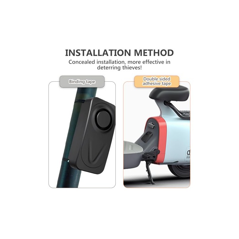 Bicycle Alarm System with Remote Control, Bicycle Alarm Systems 110-130