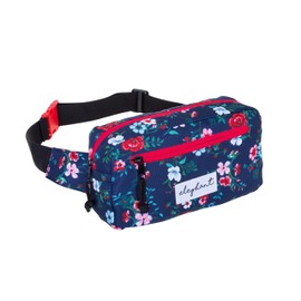 Waist Bag Bum Bag Outdoor Women Men Hip Bag Fanny Pack Large Urban Pouch Sport Cross Bag Elephant Travel Waist Bag, Blue Flower (Blue) 13021, Bum bag with strap