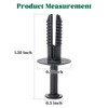 10L0L Golf Cart Blind Plastic Rivets Kit Compatible with Yamaha
