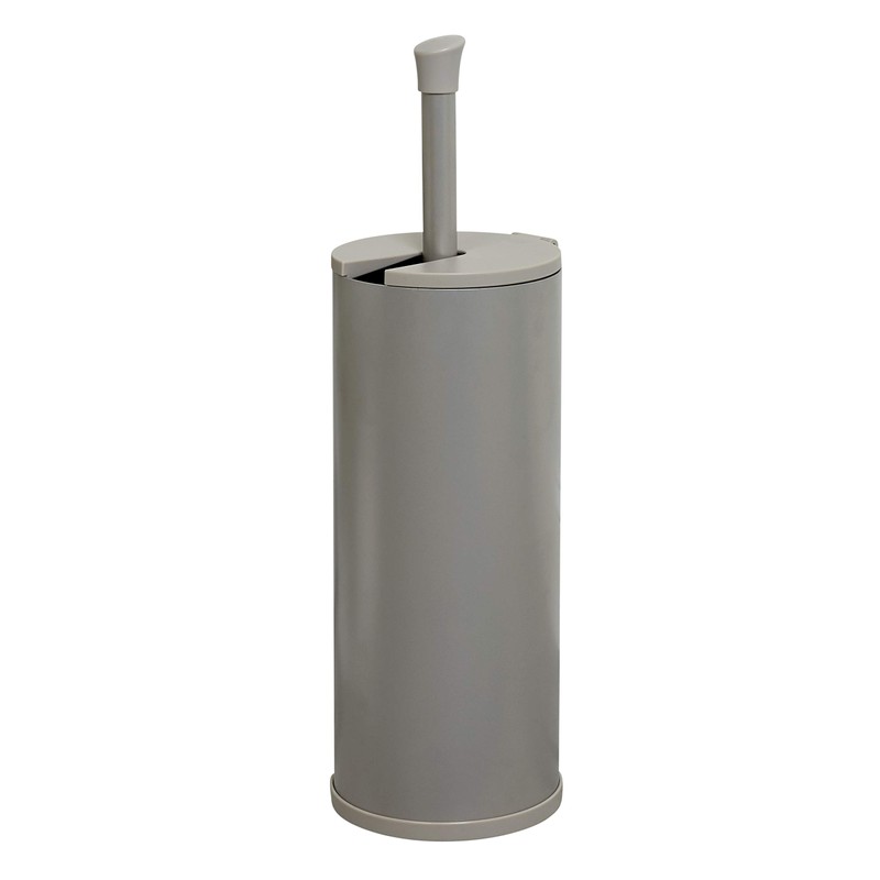Zenna Home Easy Access Toilet Paper Holder with Lid, Rustproof,