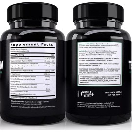 TestoGen: Natural T-Level Supplement for Men, Magnesium, Zinc - 90 Capsules