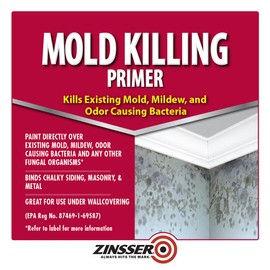 qt Zinsser 276087 White Zinsser, Mold Killing Primer Water-Based Mold Killing Primer