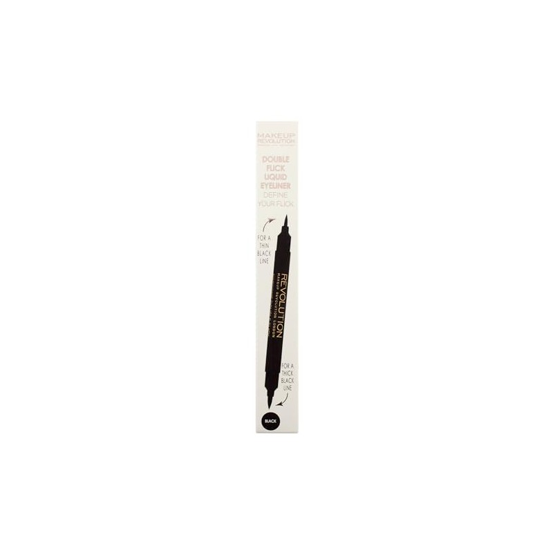 Revolution Beauty London, Thick and Thin Dual Liquid Eyeliner, 1ml