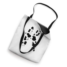 Creative Bold Marker Letter K - Cow Pattern Design Tote Bag