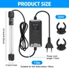 Funmo Aquarium UV Steriliser Light, UV Sterilisation Lamp, UV Light