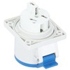3 Pin 2P+E Industrial Connector IP44 Waterproof Concealed Mount Aviation