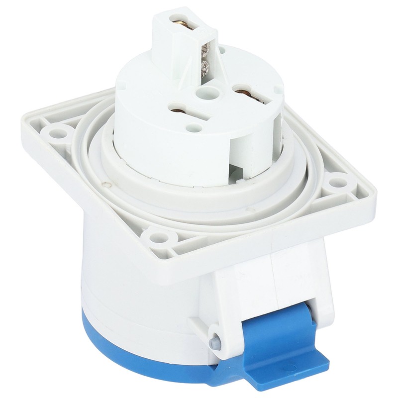 3 Pin 2P+E Industrial Connector IP44 Waterproof Concealed Mount Aviation