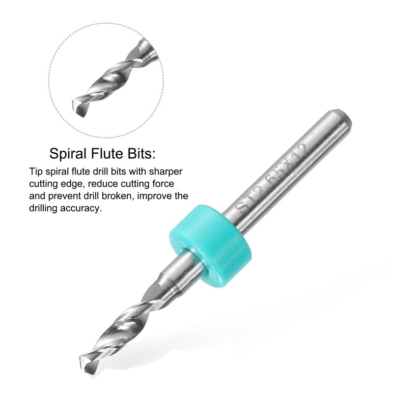 sourcing map PCB Drill Bits 2.65mm Tungsten Carbide Rotary Tool