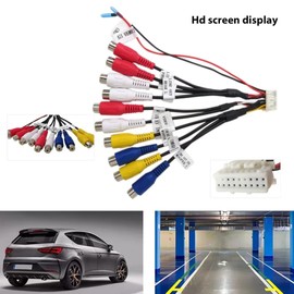 XDCPA10BT Car Radio Wire Harness Connector for Dual XDCPA10BT Receiver