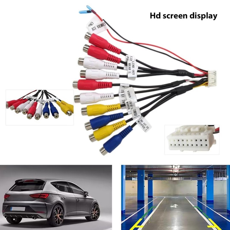 XDCPA10BT Car Radio Wire Harness Connector for Dual XDCPA10BT Receiver
