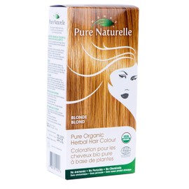 Manas Pure Naturelle Pure Organic Herbal Hair Colour - Natural Hair Dye for Men and Women with 100% Grey Coverage (Blonde)