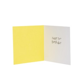 UK Greetings 70th Birthday Card for Him/Her/Friend - Blue Design