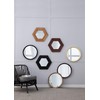 Udorich Enhance Ambiance with Transitional Mango Wood Wall Mirror, Round