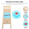 Alipis Potato Lattice Waffle Maker, Potato Cutters with Finger Guard