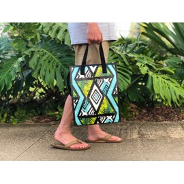 Foremost Reusable Bag Medium Insulated Assorted Patterns 4 Pack Multi-Purpose Totes, multicolor, standard shopping (74301)