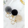Lala 마이아 밍크털 키링참장식-L베이지(MAIAKR002) Maia Mink Fur Keychain Decoration -