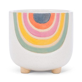 Abbott Collection Home Small Rainbow Planter with Legs