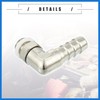 VekAuto Universal Car 90 Degree Brass Fitting Hose Adapter, Hose