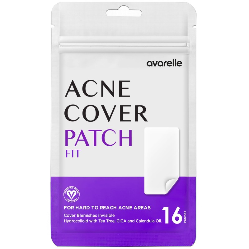 Avarelle Parche para cubierta de acné (16 unidades) para manchas,