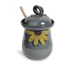 MudWorks Pottery Black Eyed Susan Honey Pot