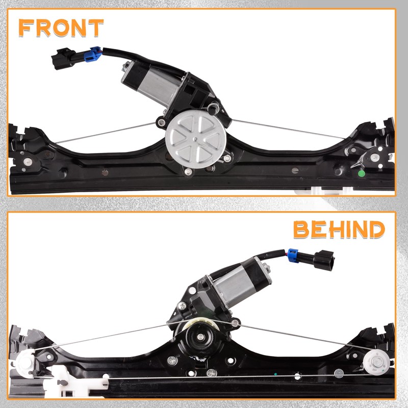 Predep Front Left Driver Side Window Regulator Assembly w/Motor Compatible